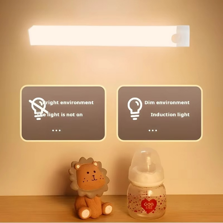 Skanto | Smart Sensor LED Nattlys - Bevegelsesaktivert, Lysdempbar & Oppladbar