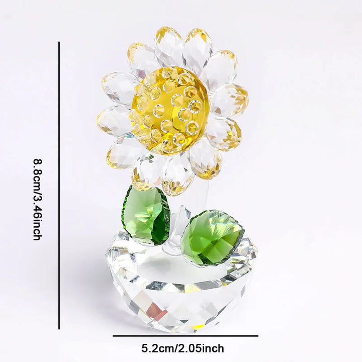 Crystal Glass Solsikke | Skanto