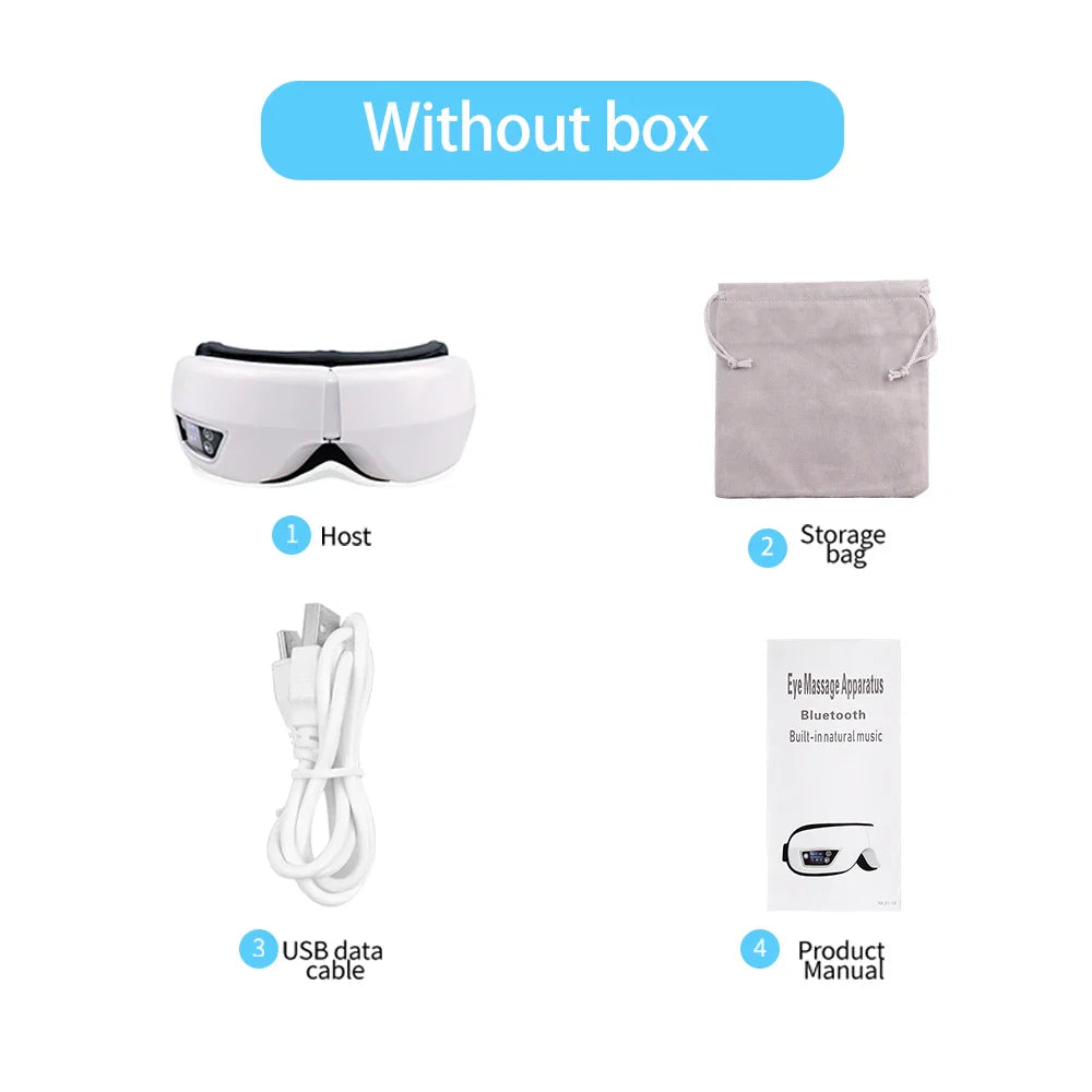 Skanto | Bluetooth Musikk Hot Compress Øyemassør