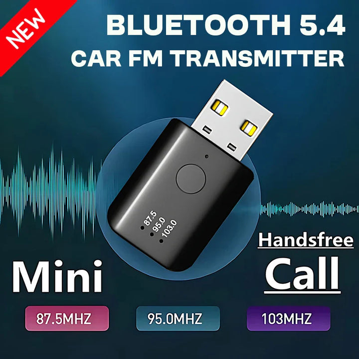 Skanto | Bil USB Bluetooth 5.4 Sender Mottaker