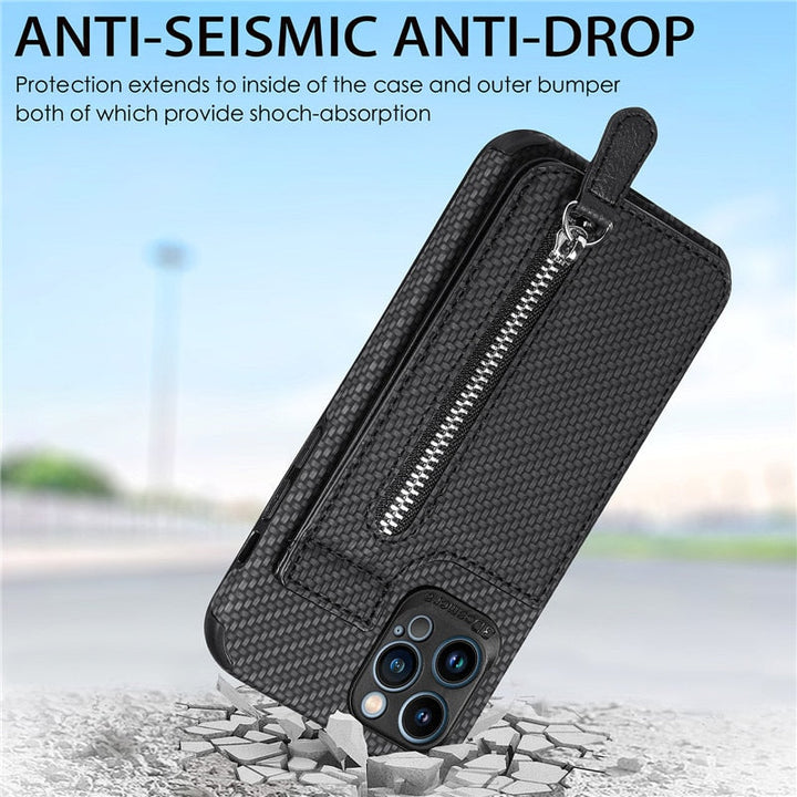 Skanto | Zip Zip Elegance Lommebok iPhone Etui