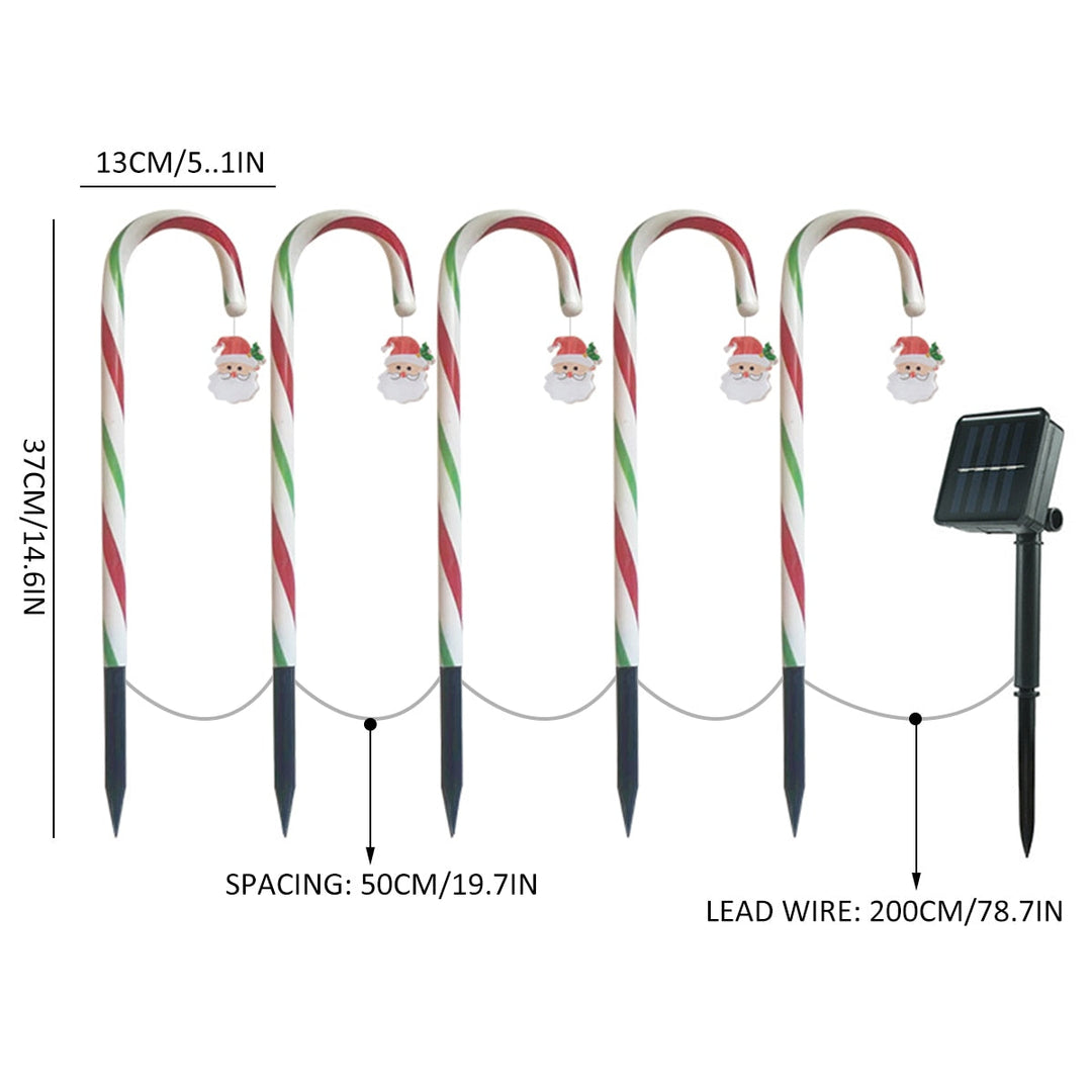 Skanto | Candy Cane Lane LED Solar Lampe