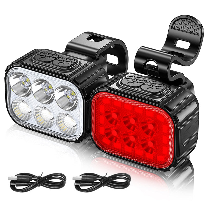 LED Sykkellys for Natt Sikkerhet Skanto