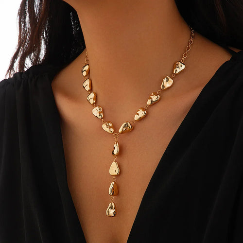 Skanto | Moderne stein inspirert lariat-halskjede