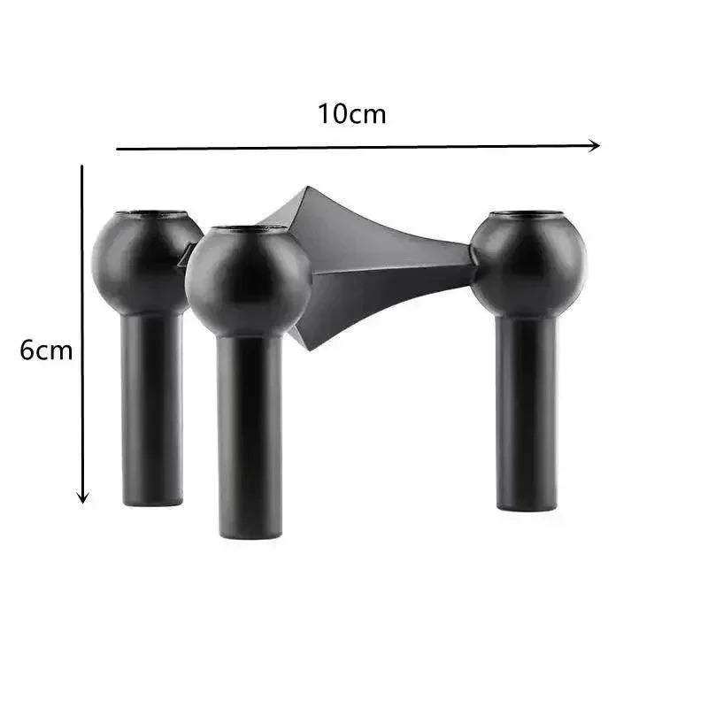 Skanto | Metall Lysestake – Modulært Molekyl Design, Bord & Dekor