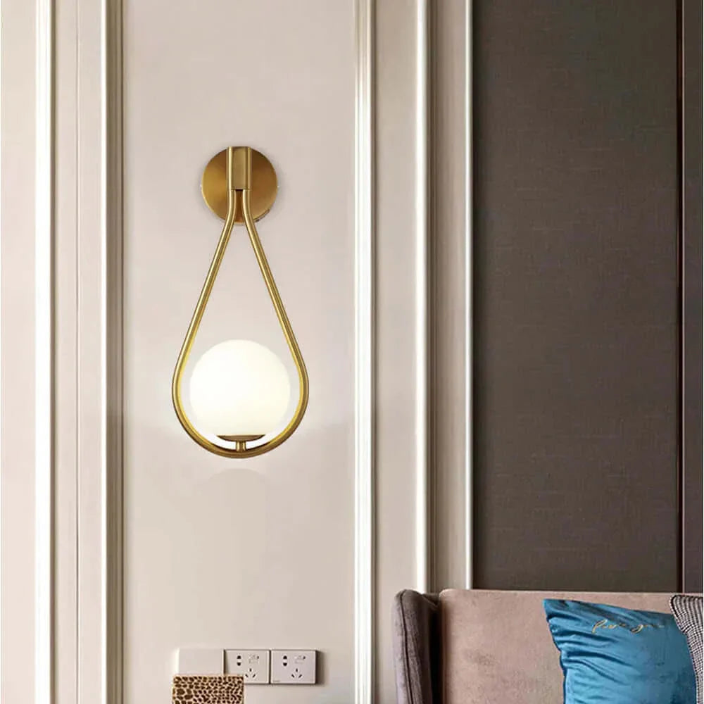 Skanto | Drop Luxury Glass Balls Vegglampe
