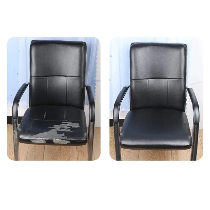 Skanto | LederFixx Selvheftende Ledereparasjonsbånd | PU-materiale | Vanntett & Kan kuttes | 5 cm × 5/10/20 m & 10 cm × 10 m | Svart