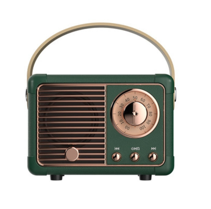 Norvo | Mini Retro Radio Bluetooth Høyttaler