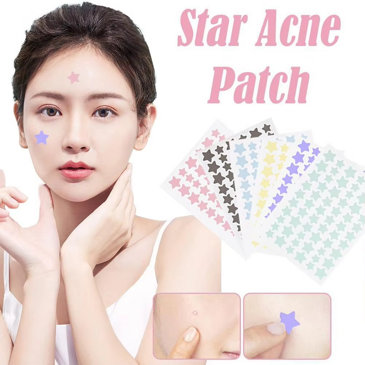 Skanto | 60PCS Akne Pimpel Patch Klistremerker Vanntett Hydrocolloid Flekkbehandling