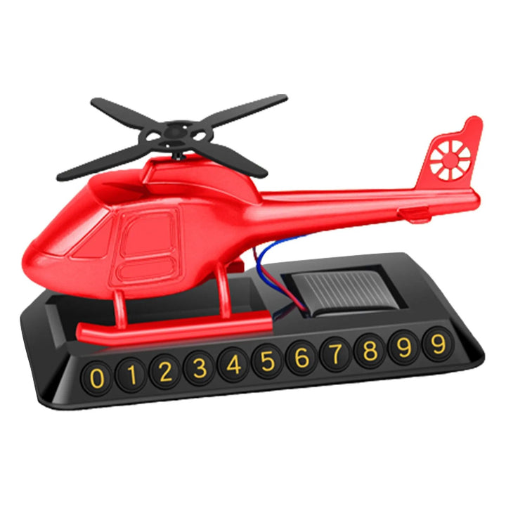 Skanto | Helikopter solcelledrevet bil luftrenser parkeringsnummer skilt