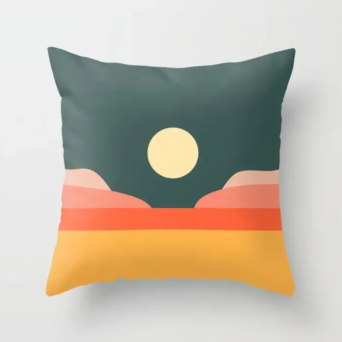 Modern Abstract Geometric Colorful Pillow Covers 45x45cm Cushion Cover for Sofa Throw Pillows 60x60cm 50x50cm Trendy Home Decor | Skanto