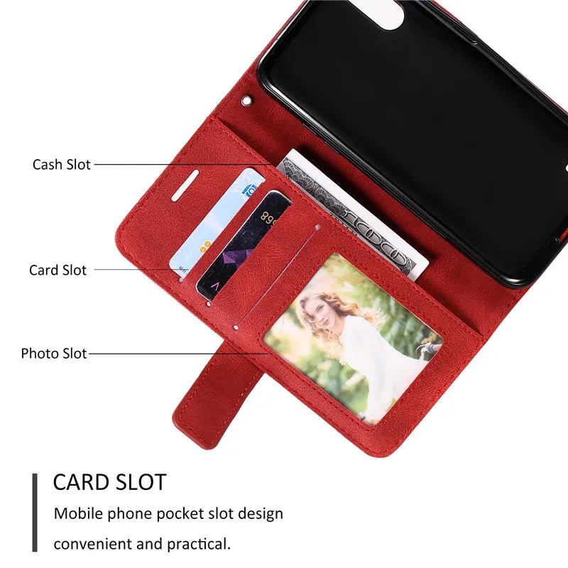 Skanto | Flip Magnetisk Læderdeksel for Samsung Galaxy A Series