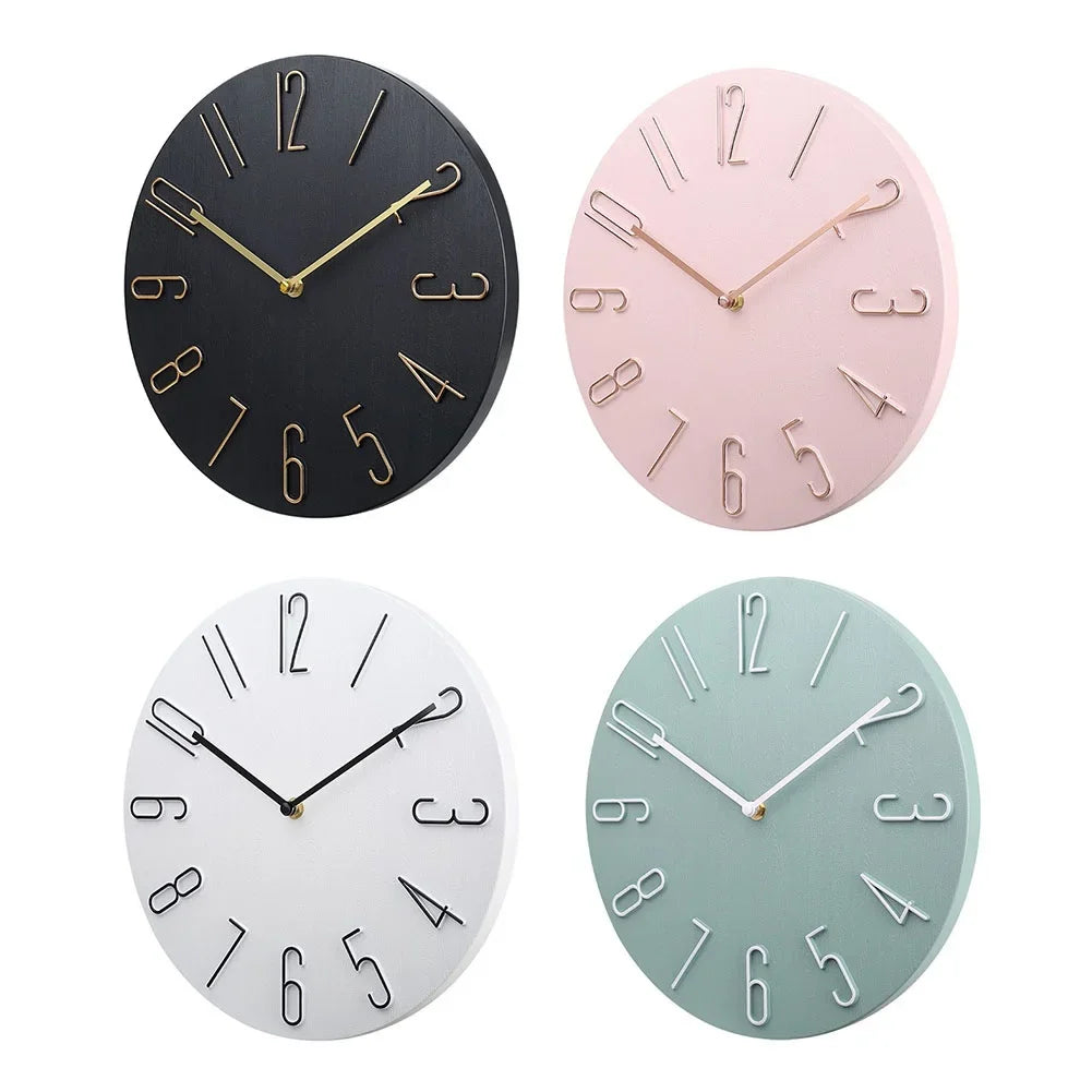 Skanto | QuartzLine | Enkel, minimalistisk veggklokke