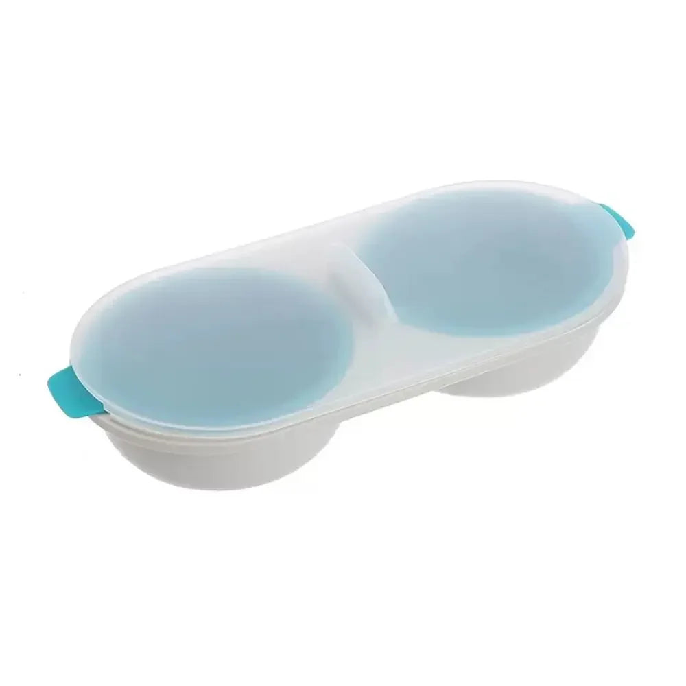 Skanto | Dobbel Space Holdbar Mikrobølgeovn Egg Maker