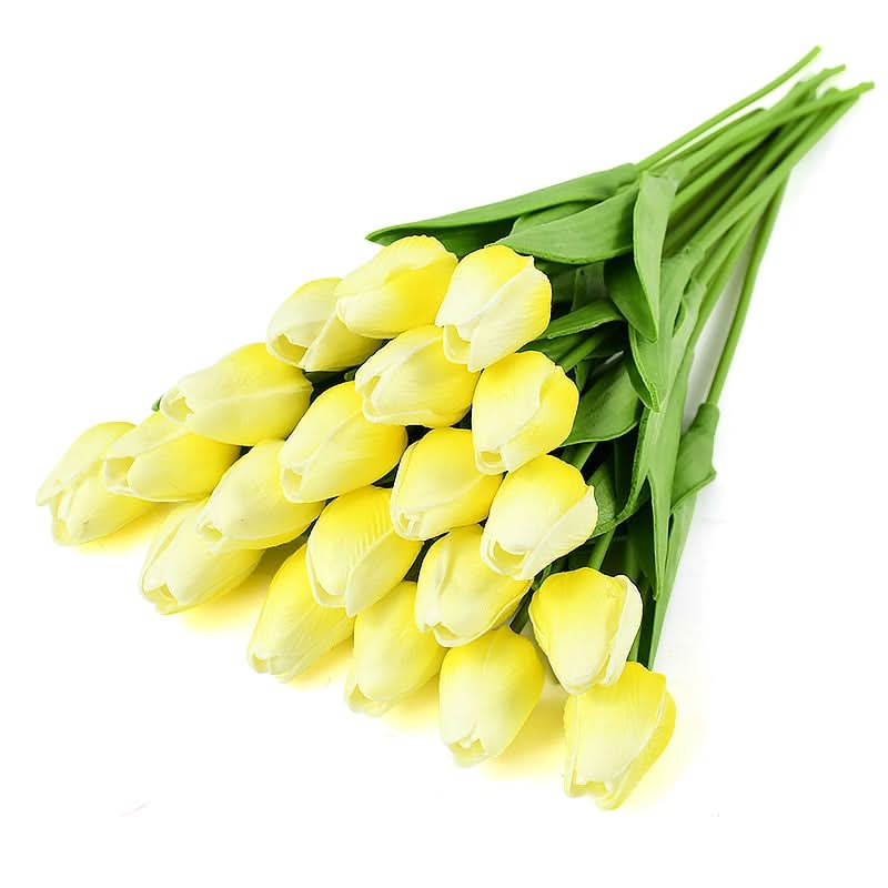 Künstlicher Tulpenstrauß mit realistisk wirkenden Blüten