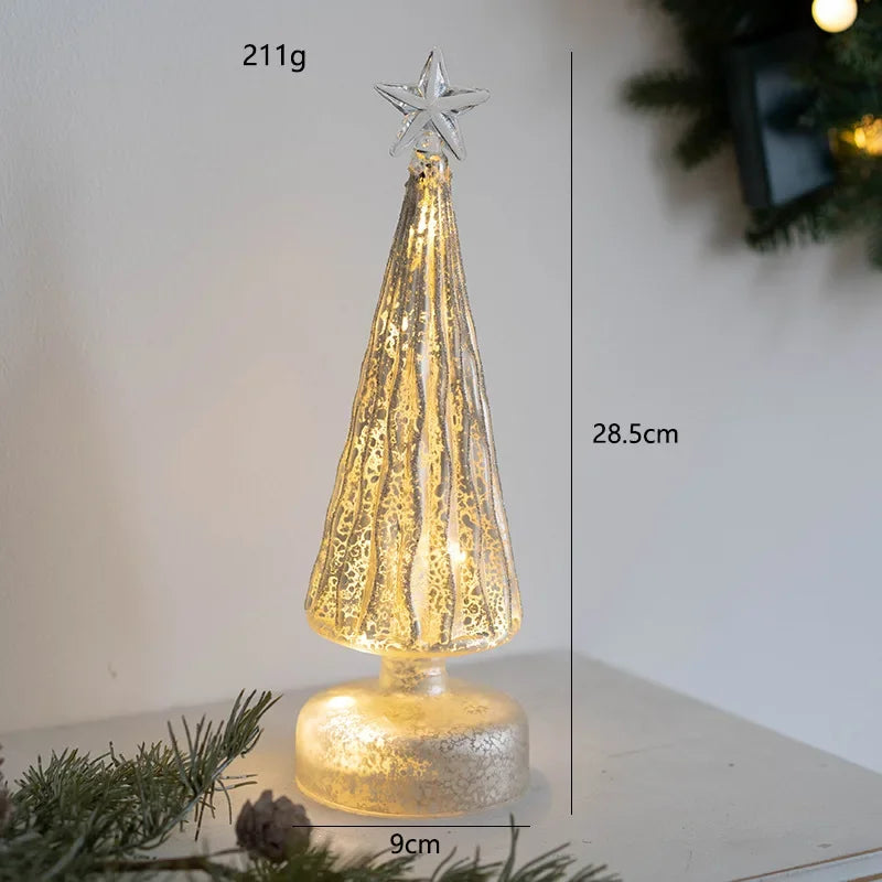 Skanto | Juletid LED Frostet Glass Trelampe