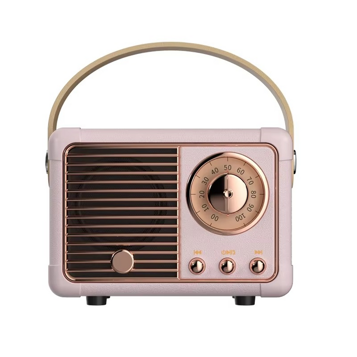 Skanto | Vintage-style trådløs Bluetooth-høyttaler med subwoofer