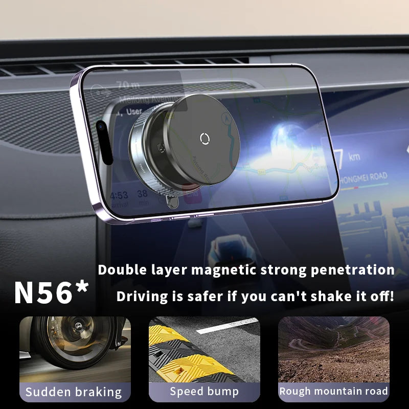 Skanto | Roterende Magnetisk Super Sterk Vakuum Bil Telefon Holder