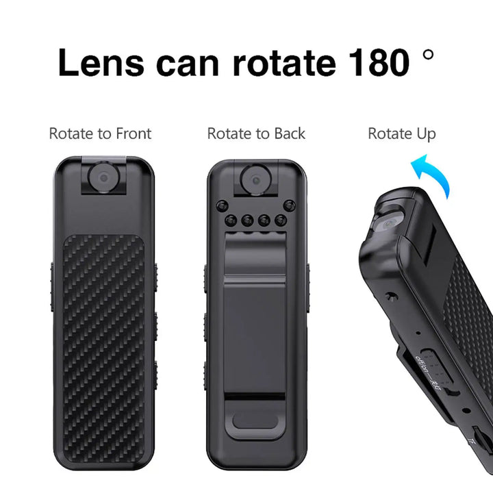 Pocket Spy Mini Clip-On Video Recorder Kamera | Skanto