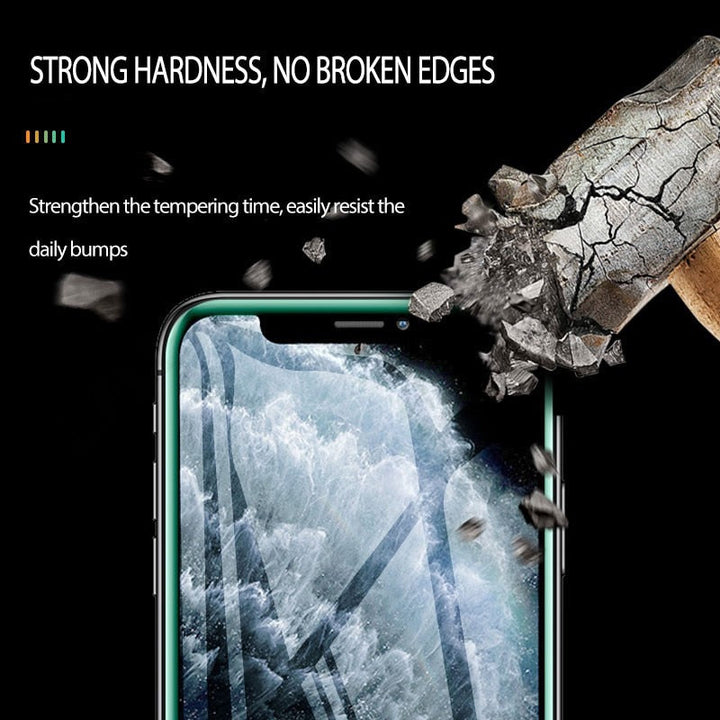 Skanto | Full Cover Luminous Tempered Glass iPhone Skjermbeskytter