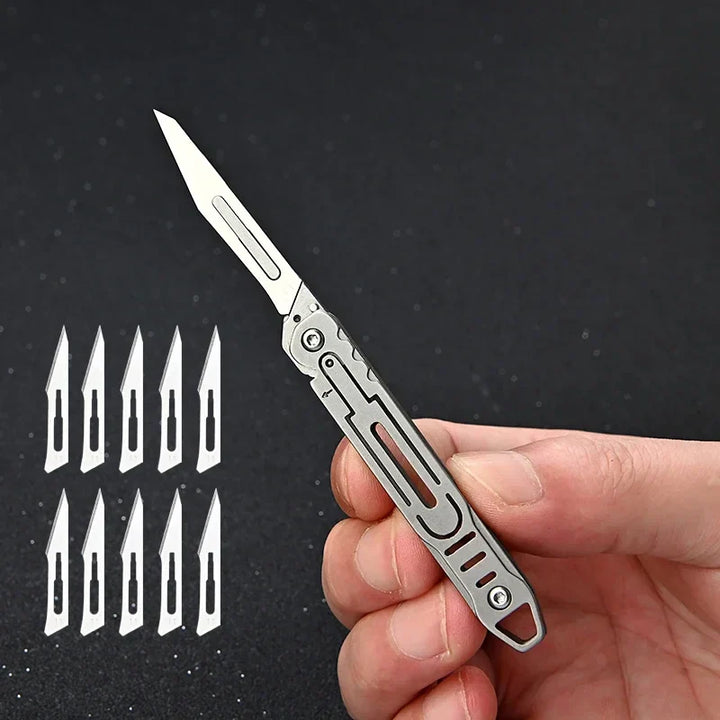 Skanto | Utbyttbare blader Faltbar EDC-kniv