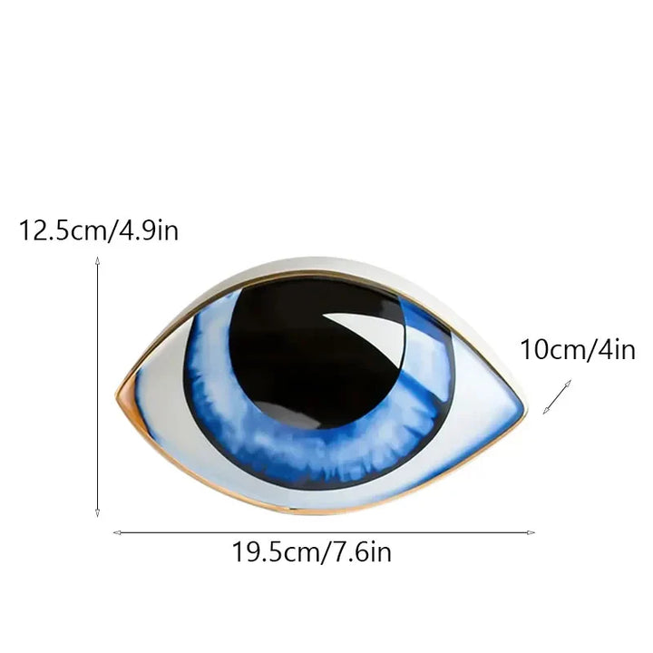 Skanto | Mystic Eye Skulptur Keramisk Hjem Dekor