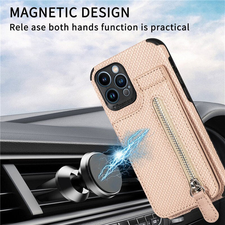 Skanto | Zip Zip Elegance Lommebok iPhone Etui