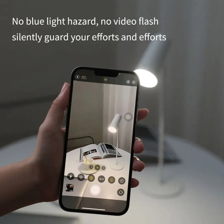 Skanto | Lumora LED bordlampe med berøringsdimming | Øyevennlig & oppladbar | USB-C | 2000 mAh batteri | For skrivebord, nattbord & dekor