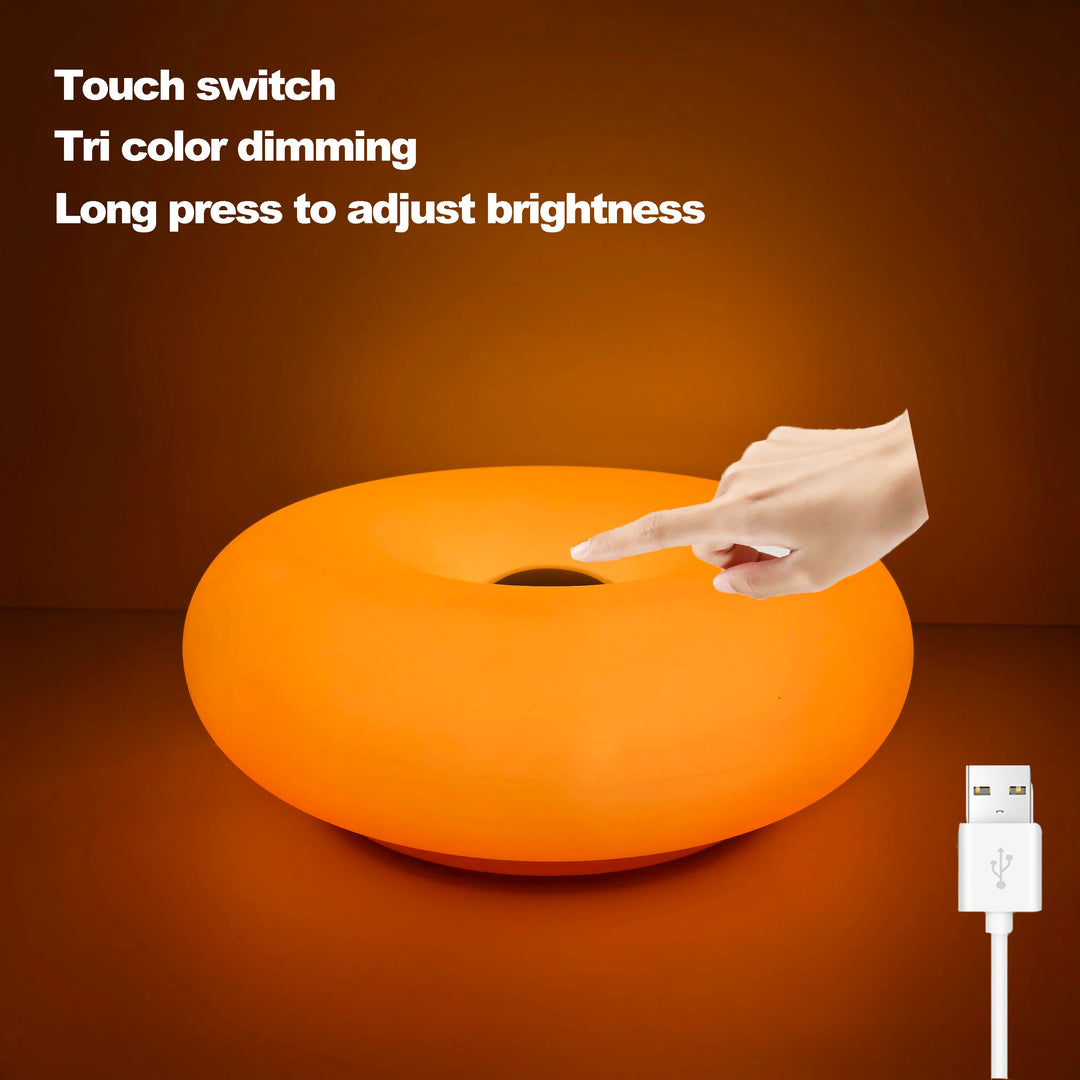 Skanto | AURORA GLO LED-lampe | RGB16 og trinnløs dimbar | Berøring og fjernkontroll | USB