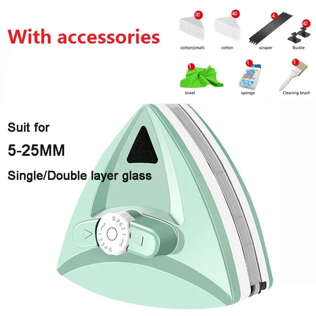 Magnetisk Dobbeltsidig Justerbar Vindusrenser Gadget | Skanto