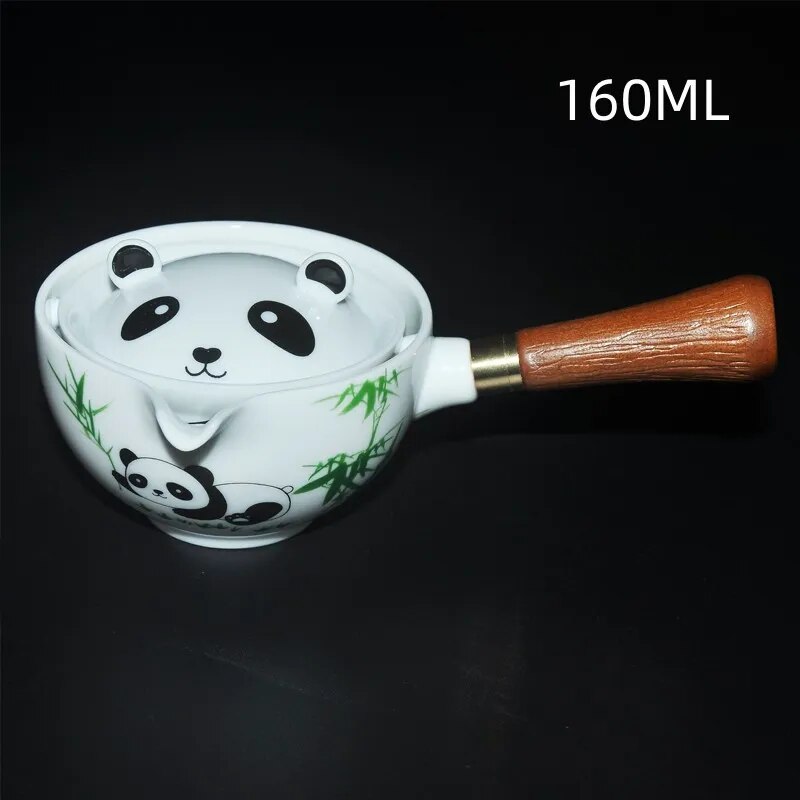 Skanto | Panda Spin Rotating Tea Set