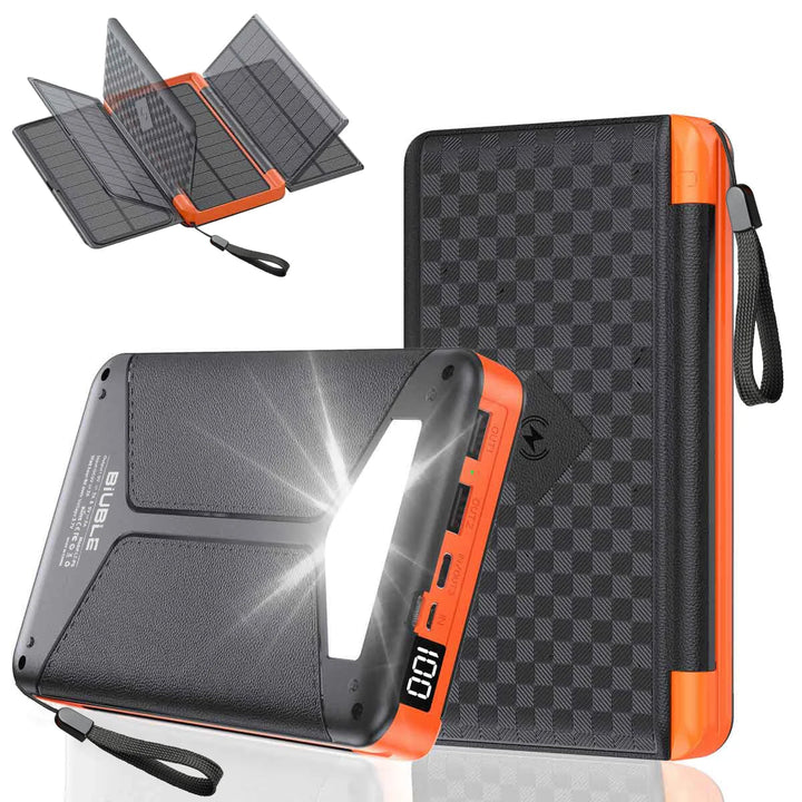 Solar Fast Charging Ultra-Large Capacity Portable Powerbank | Skanto
