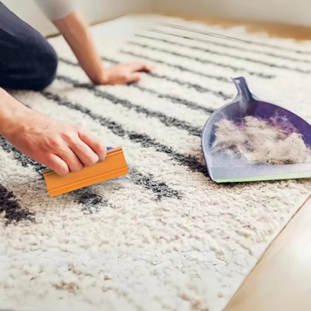 Skanto | Easy Grip kjæledyrhårfjerning verktøy for hjemmetepper og polstring