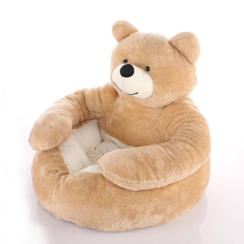 Skanto | Snuggly Bear Super Soft Comfy Pet Bed