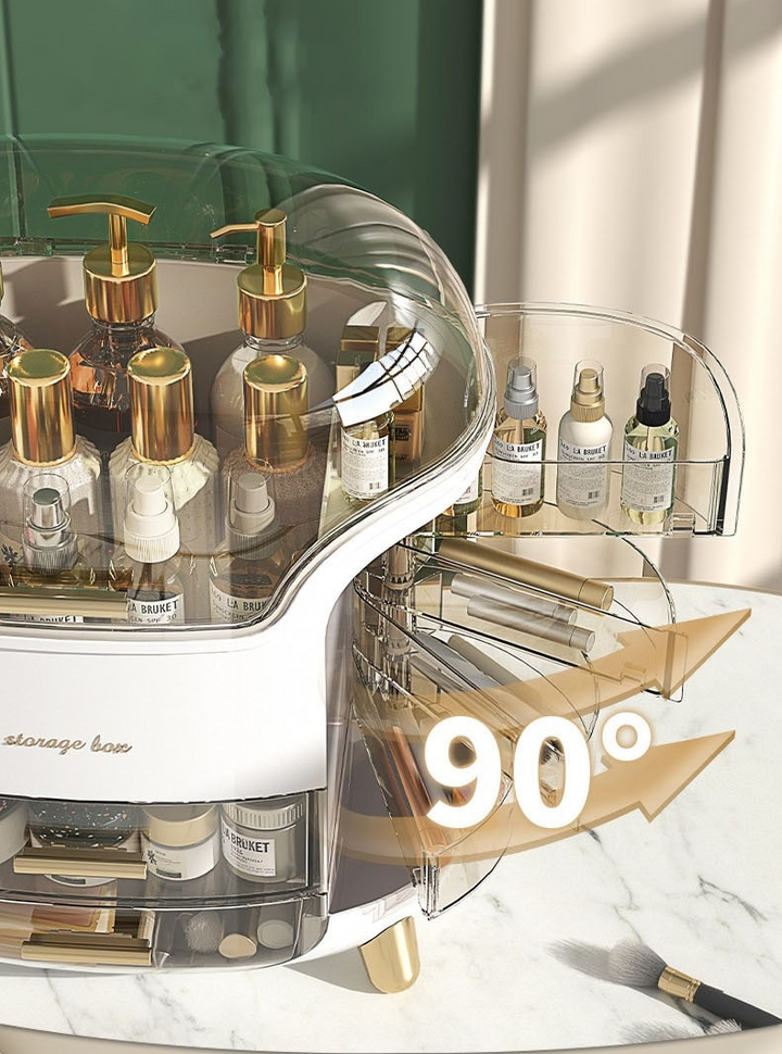 BeautyEssence Organizer – Stilfull Makeup Oppbevaring for Deg Skanto