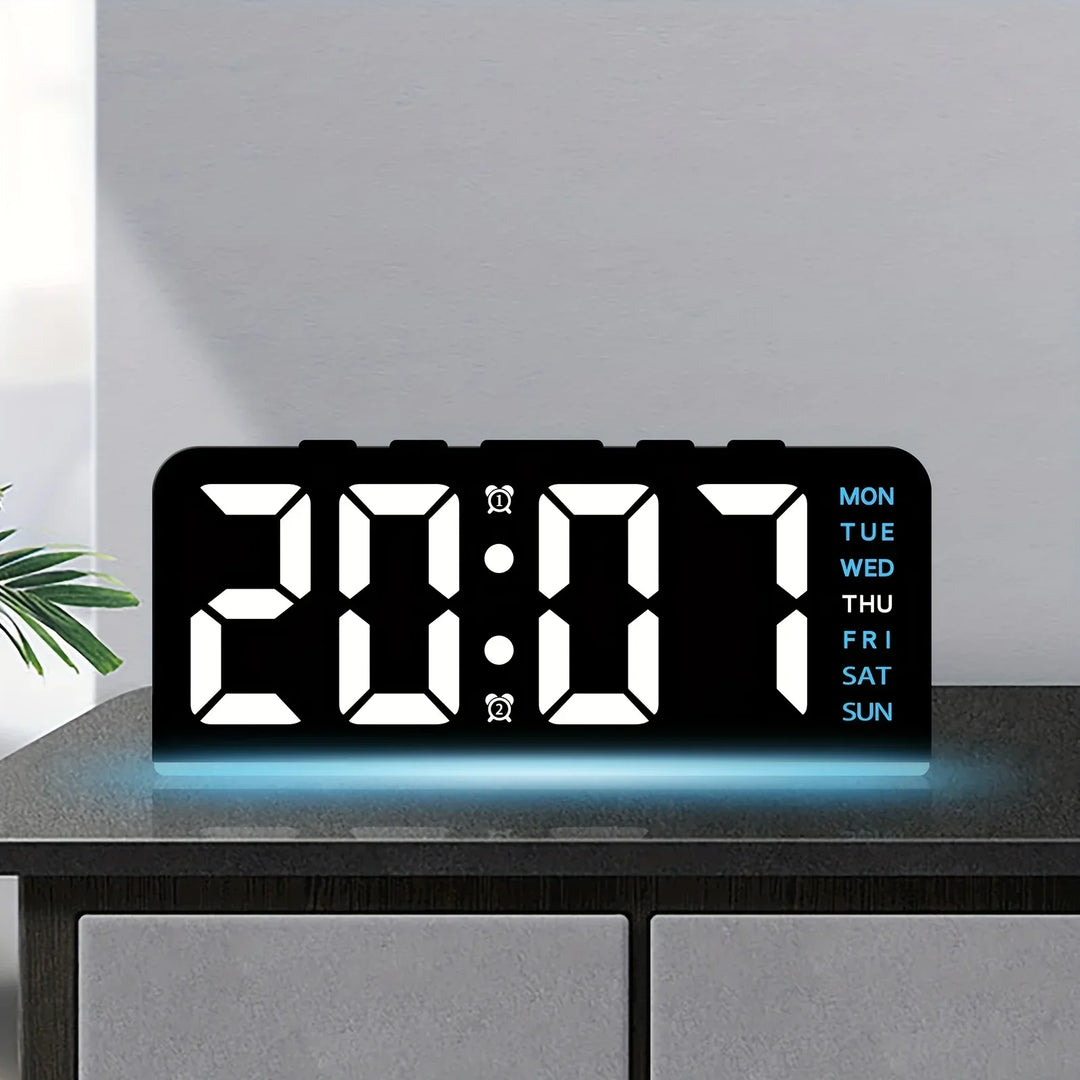 Skanto | Moderne LED Hele Uken Utstilling Nattlampe Vekkerklokke