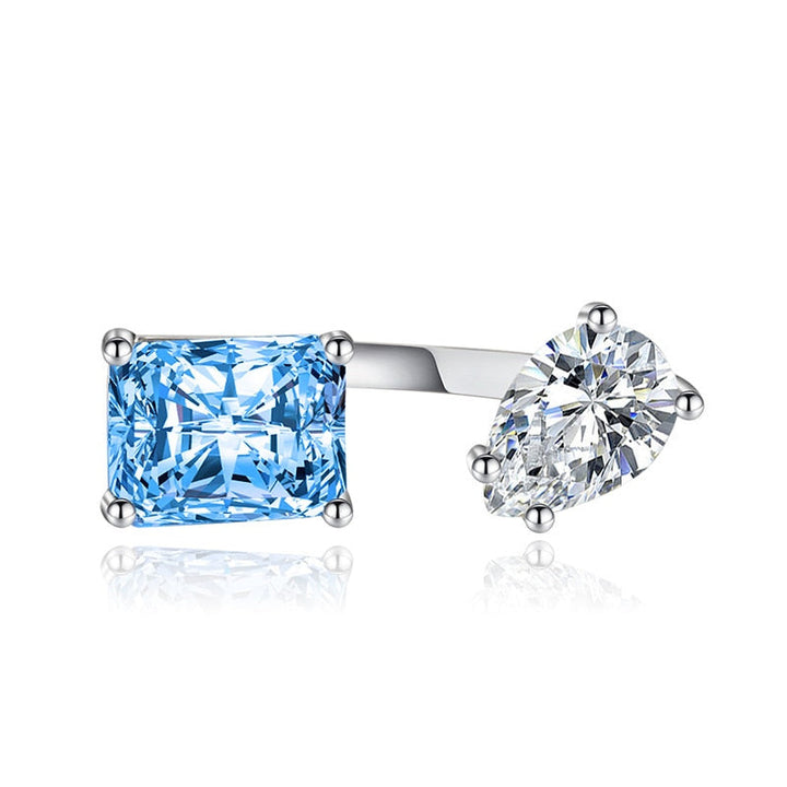 Skanto | Vann Dråpe Zircon Chic Justerbar Ring