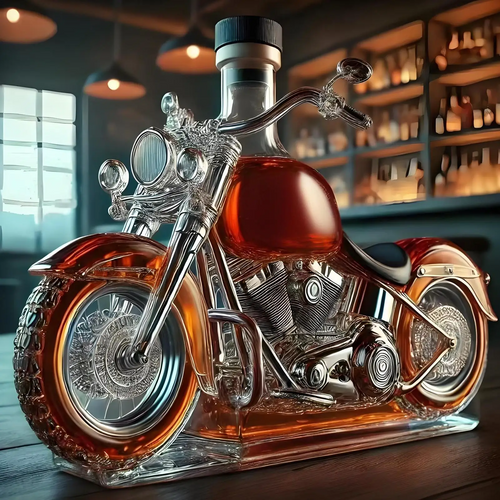 Skanto | Harley Motorcycle Formet Whiskey Karaffel for Hjemmebar