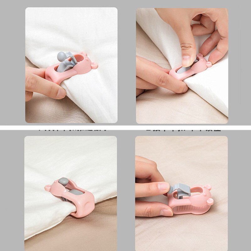 4Pcs Bear Non-Slip Bed Grippers | Skanto