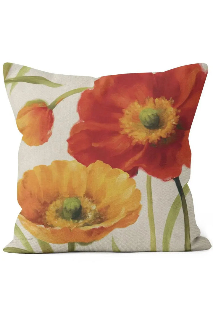 Rosa Blomst Dekor Putetrekk