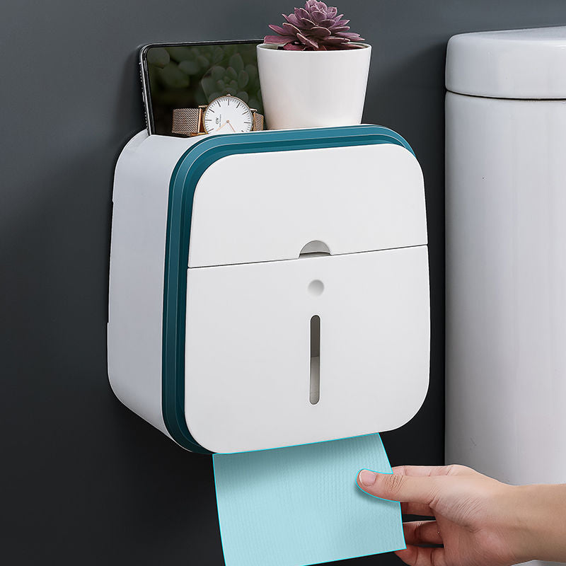 Vegghengt baderomsorganisator Tissue Box Holder | Skanto