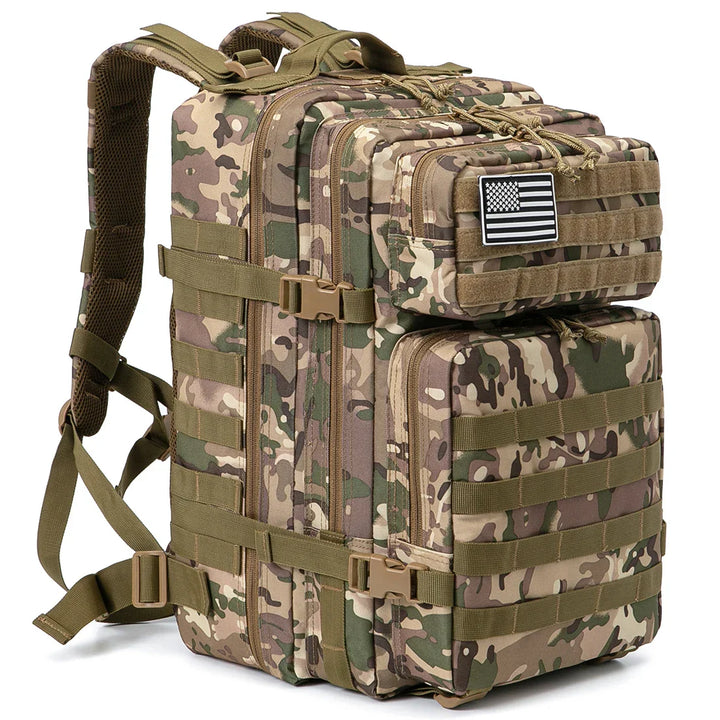 Skanto | Ryggsekk Camo Taktisk 45L Militær Ryggsekk