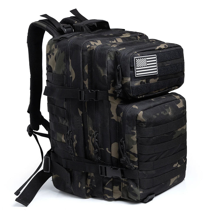 Skanto | Ryggsekk Camo Taktisk 45L Militær Ryggsekk