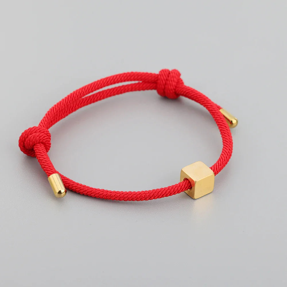 Skanto | Justerbare Par Boks Bokstav Initialer Armbånd