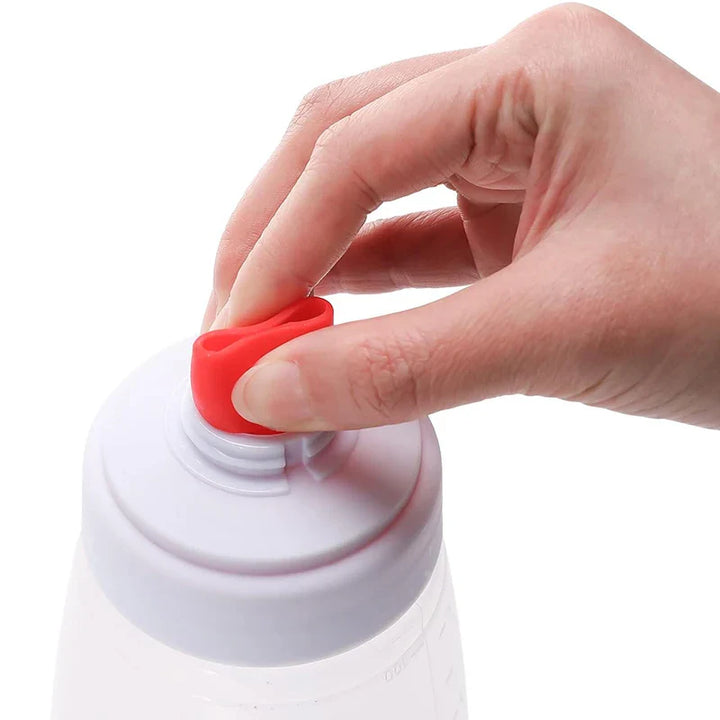 Norvo | Pancake-deig-dispenser-mikser med BlenderBall-tråddrikk - klemflaske pancake-shaker-dispenser JT194 fra LMETJMA