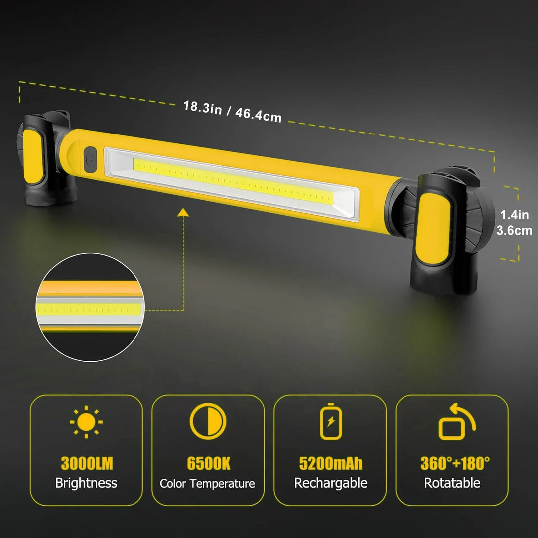 Skanto | LED Magnetisk Nødsituasjons Arbeidslys