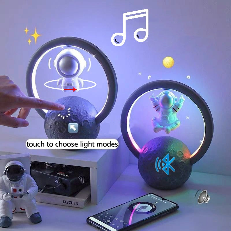 Skanto | Leviterende astronaut Bluetooth høyttalerlampe