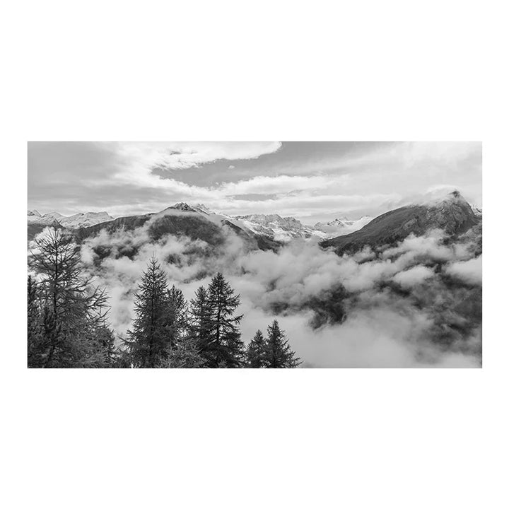 Northern Landscapes Skog Fjell Villmark Wall Art Fine Art Canvas Prints Black White Posters For Living Room Modern Home Office Decor | Skanto