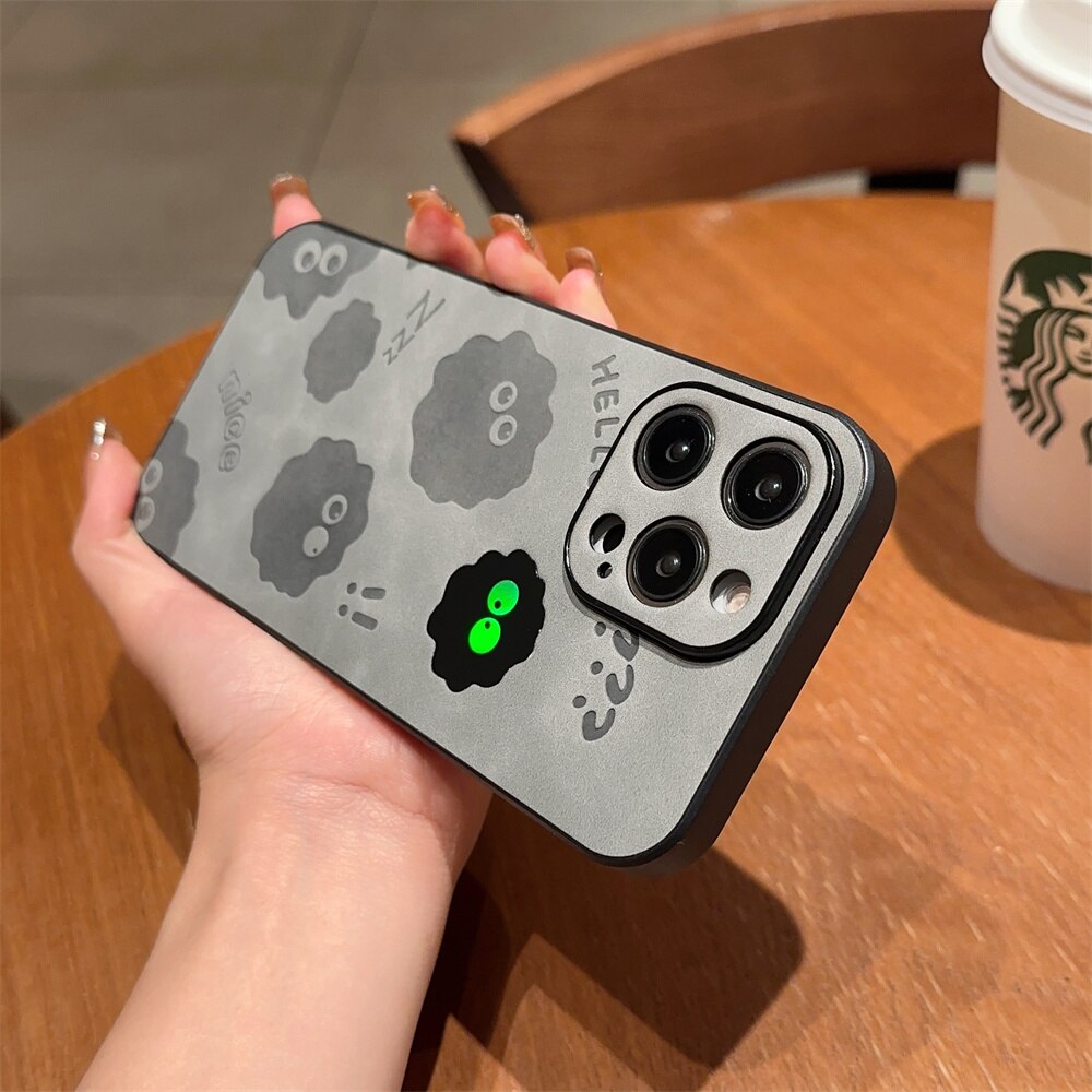 Skanto | Søt Monster Støtsikker Skinn iPhone Deksel