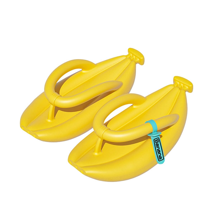 Skanto | Plush Banana Comfy EVA Flip Flops